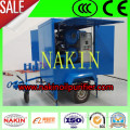 Mobile-trailer insulation oil filtration machine with double stages